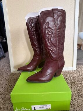 Sam Edelman James Cowboy Boot - Pecan